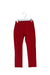 A Red Casual Pants from Simonetta in size 8Y for girl. (Front View)