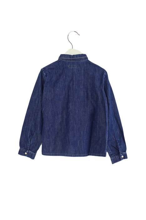 A Navy Shirts from Bonpoint in size 6T for boy. (Back View)