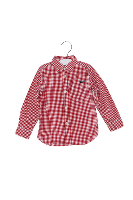 A Red Shirts from FITH in size 2T for boy. (Front View)