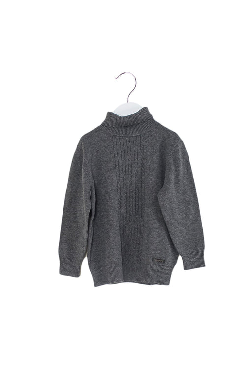 A Grey Knit Sweaters from Nicholas & Bears in size 3T for girl. (Front View)
