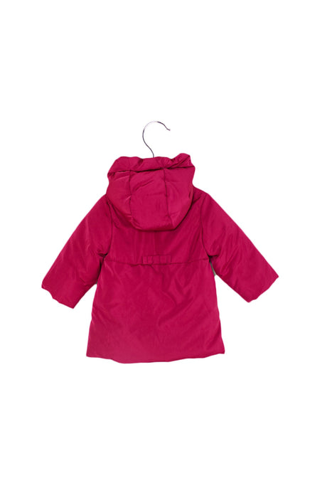 A Pink Puffer/Quilted Coats & Outerwear from Jacadi in size 18-24M for girl. (Back View)