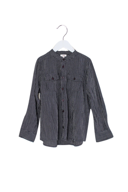 A Black Shirts from Zef in size 6T for boy. (Front View)