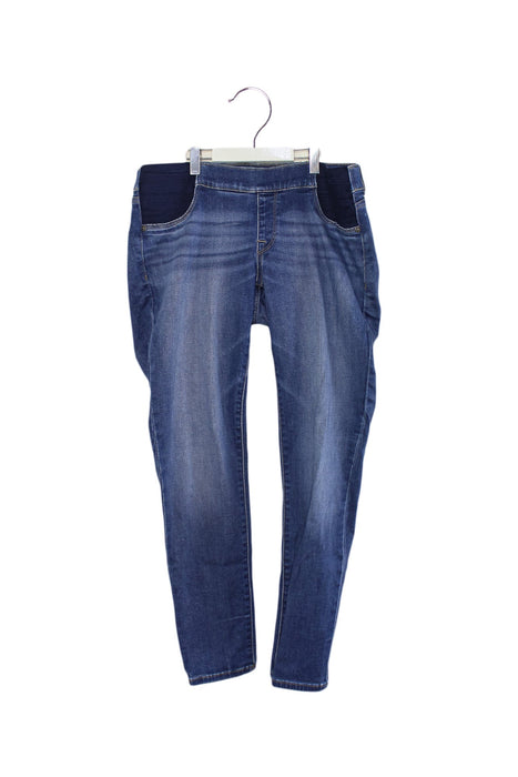 A Blue Jeans from DL1961 in size M for maternity. (Front View)