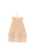 A Pink Sleeveless Dresses from Carrément Beau in size 6-12M for girl. (Back View)