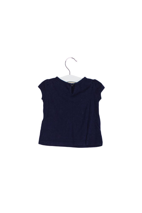 A Navy Short Sleeve Tops from Tommy Hilfiger in size 6-12M for girl. (Back View)