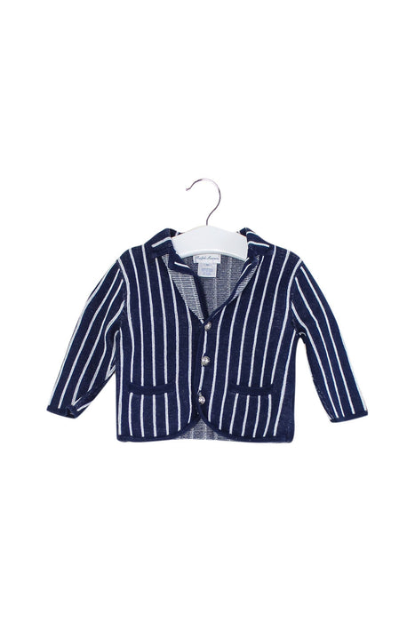 A Navy Blazers from Ralph Lauren in size 6-12M for boy. (Front View)