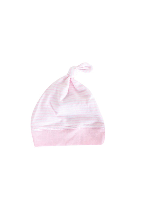 A Pink Beanies from Purebaby in size 0-3M for girl. (Front View)