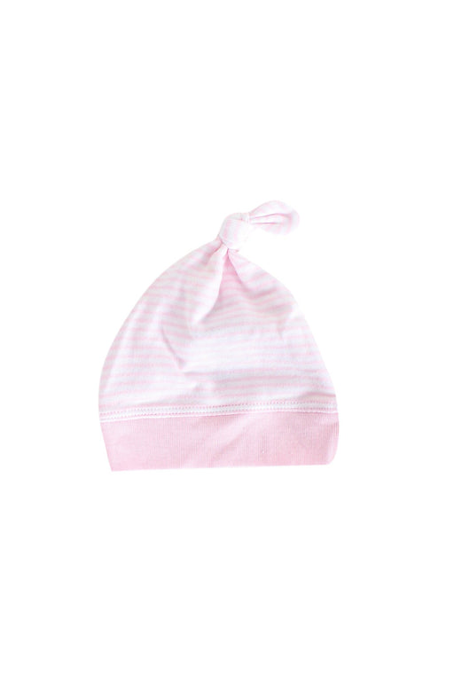 A Pink Beanies from Purebaby in size 0-3M for girl. (Front View)