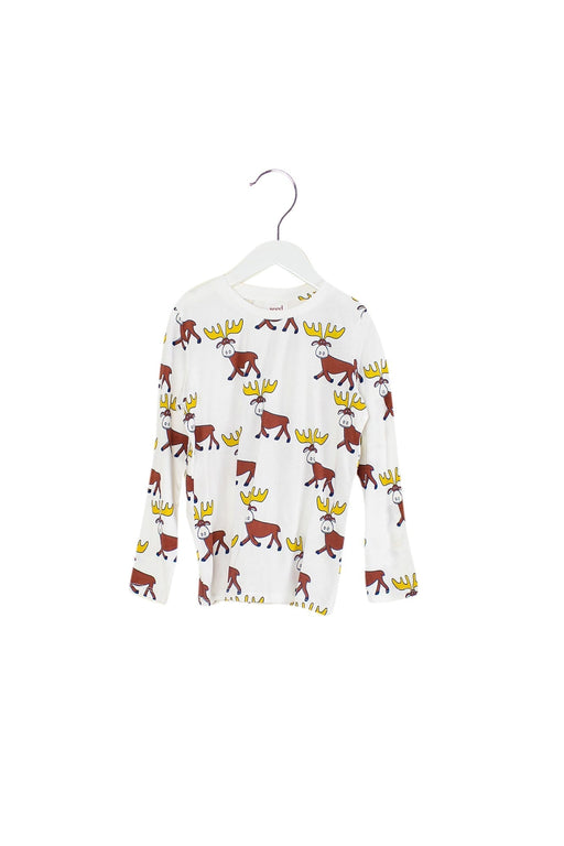 A White Long Sleeve Tops from Seed in size 6T for neutral. (Front View)