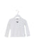 A White Long Sleeve Tops from Armani in size 2T for girl. (Front View)