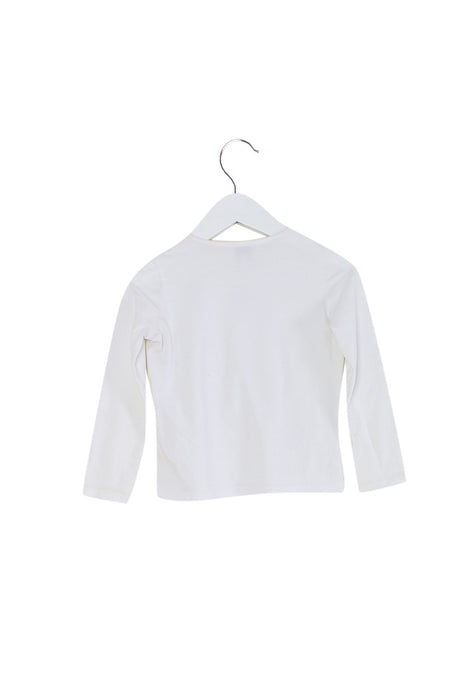 A White Long Sleeve Tops from Armani in size 2T for girl. (Back View)