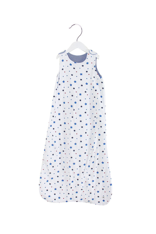 A White Sleepsacs from Petit Bateau in size O/S for neutral. (Front View)
