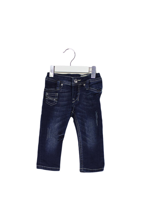 A Navy Jeans from Diesel in size 6-12M for boy. (Front View)