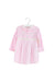 A Pink Long Sleeve Dresses from EMC in size 6-12M for girl. (Front View)