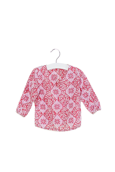 A Pink Long Sleeve Tops from Rikshaw Design in size 6-12M for girl. (Front View)