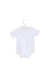 A White Short Sleeve Bodysuits from Armani in size 3-6M for girl. (Back View)