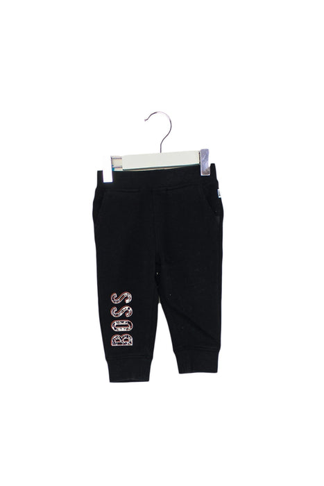 A Black Sweatpants from Boss in size 6-12M for neutral. (Front View)