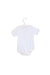 A White Short Sleeve Bodysuits from Armani in size 3-6M for girl. (Back View)