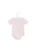 A Pink Short Sleeve Bodysuits from Armani in size 3-6M for girl. (Back View)
