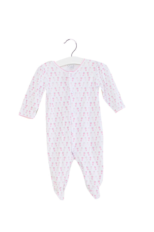 A Pink Long Sleeve Jumpsuits from Kissy Kissy in size 3-6M for girl. (Front View)