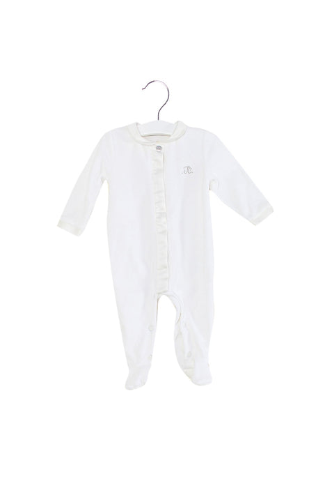 A White Long Sleeve Jumpsuits from Tartine et Chocolat in size 6-12M for girl. (Front View)