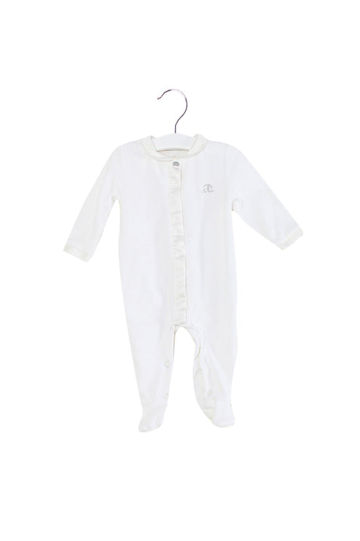 A White Long Sleeve Jumpsuits from Tartine et Chocolat in size 6-12M for girl. (Front View)