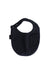 A Black Bibs from Meme in size 3-6M for neutral. (Front View)