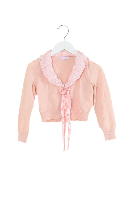 A Pink Cardigans from Nicholas & Bears in size 4T for girl. (Front View)