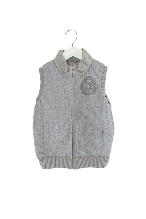 A Grey Outerwear Vests from Nicholas & Bears in size 4T for boy. (Front View)