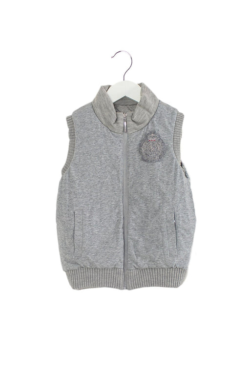 A Grey Outerwear Vests from Nicholas & Bears in size 4T for boy. (Front View)
