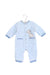 A Blue Long Sleeve Jumpsuits from Mides in size 6-12M for boy. (Front View)