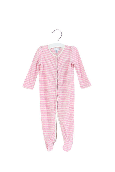 A Pink Long Sleeve Jumpsuits from Ralph Lauren in size 6-12M for girl. (Front View)