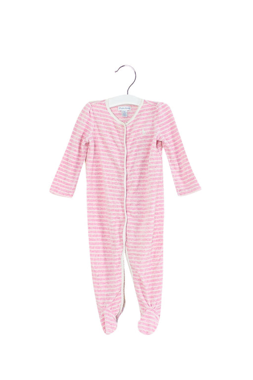 A Pink Long Sleeve Jumpsuits from Ralph Lauren in size 6-12M for girl. (Front View)