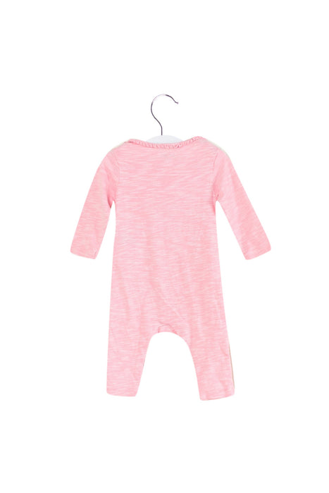 A Pink Long Sleeve Jumpsuits from La Compagnie des Petits in size 3-6M for girl. (Back View)