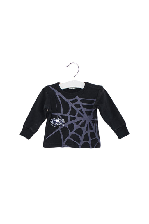 A Black Crewneck Sweatshirts from Organic Baby in size 6-12M for boy. (Front View)
