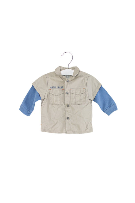 A Beige Shirts from Guess Jeans in size 6-12M for boy. (Front View)