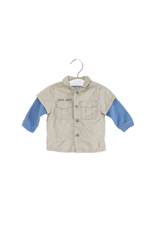 A Beige Shirts from Guess Jeans in size 6-12M for boy. (Front View)