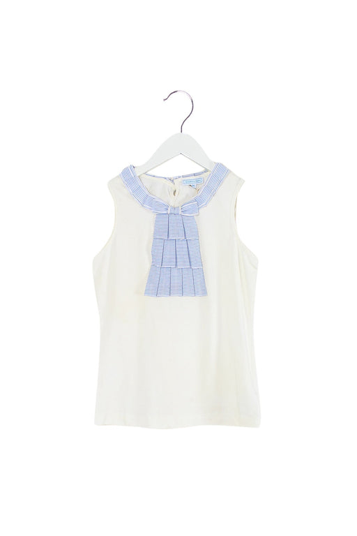 A Ivory Sleeveless Tops from Nicholas & Bears in size 12Y for girl. (Front View)