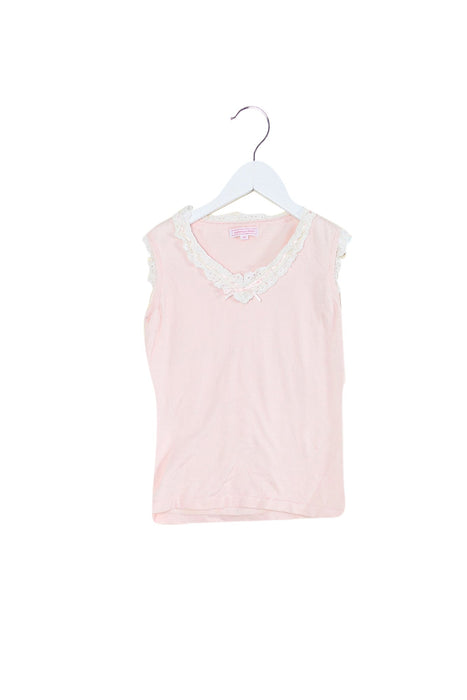 A Pink Short Sleeve Tops from Nicholas & Bears in size 6T for girl. (Front View)