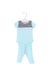 A Blue Pants Sets from Seed in size Newborn for boy. (Front View)