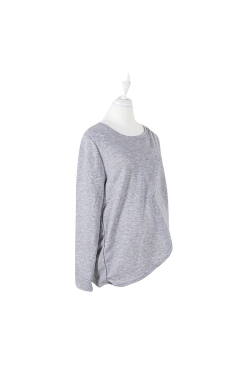 A Grey Long Sleeve Tops from Mamalicious in size L for maternity. (Front View)