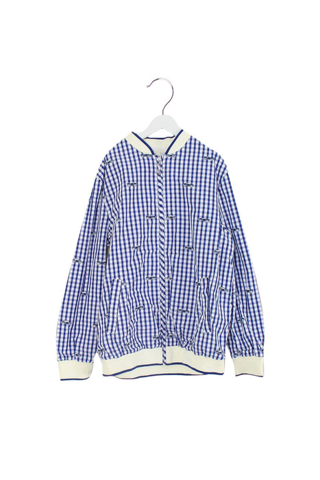 A Blue Lightweight Jackets from Nicholas & Bears in size 14Y for boy. (Front View)