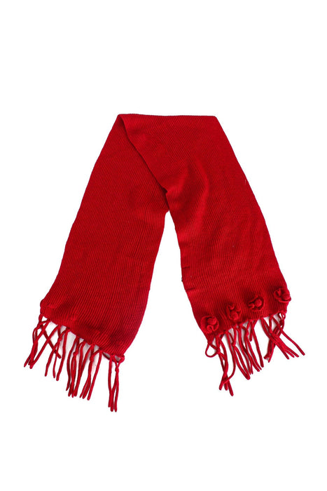 A Red Scarves from Nicholas & Bears in size 6T for girl. (Front View)