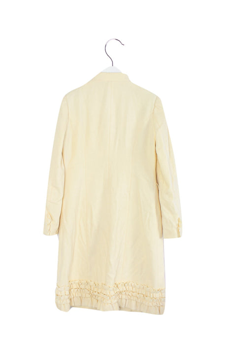 A Ivory Coats from Nicholas & Bears in size 14Y for girl. (Back View)
