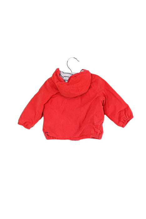 A Orange Lightweight Jackets from Cyrillus in size 6-12M for neutral. (Back View)