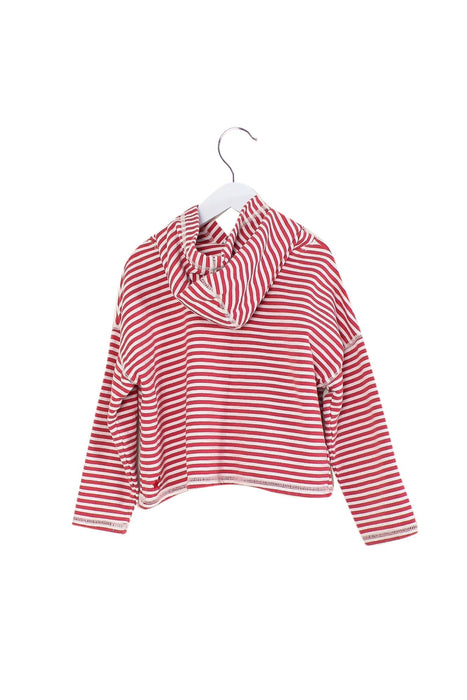 A Red Sweatshirts from Polo Ralph Lauren in size 4T for girl. (Back View)