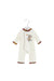 A White Long Sleeve Jumpsuits from Mides in size 6-12M for boy. (Front View)