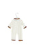 A White Long Sleeve Jumpsuits from Mides in size 6-12M for boy. (Back View)