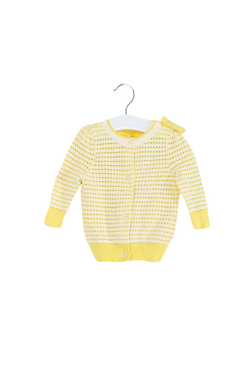A Yellow Cardigans from Nicholas & Bears in size 12-18M for girl. (Front View)