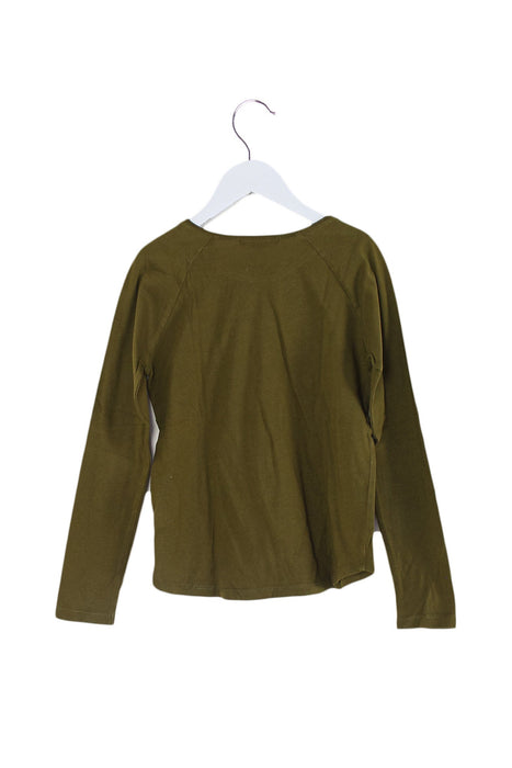 A Green Long Sleeve Tops from Bonpoint in size 8Y for girl. (Back View)